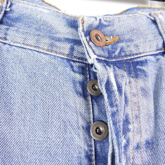 Dondup Jeans Mens SZ 34/29 Mius Slim Fit Tapered Leg Distressed Grunge Casual - Picture 3 of 16